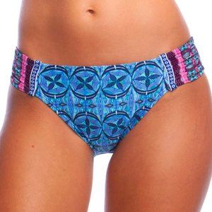 La Blanca Shirred Hipster Bikini Bottoms Size 8